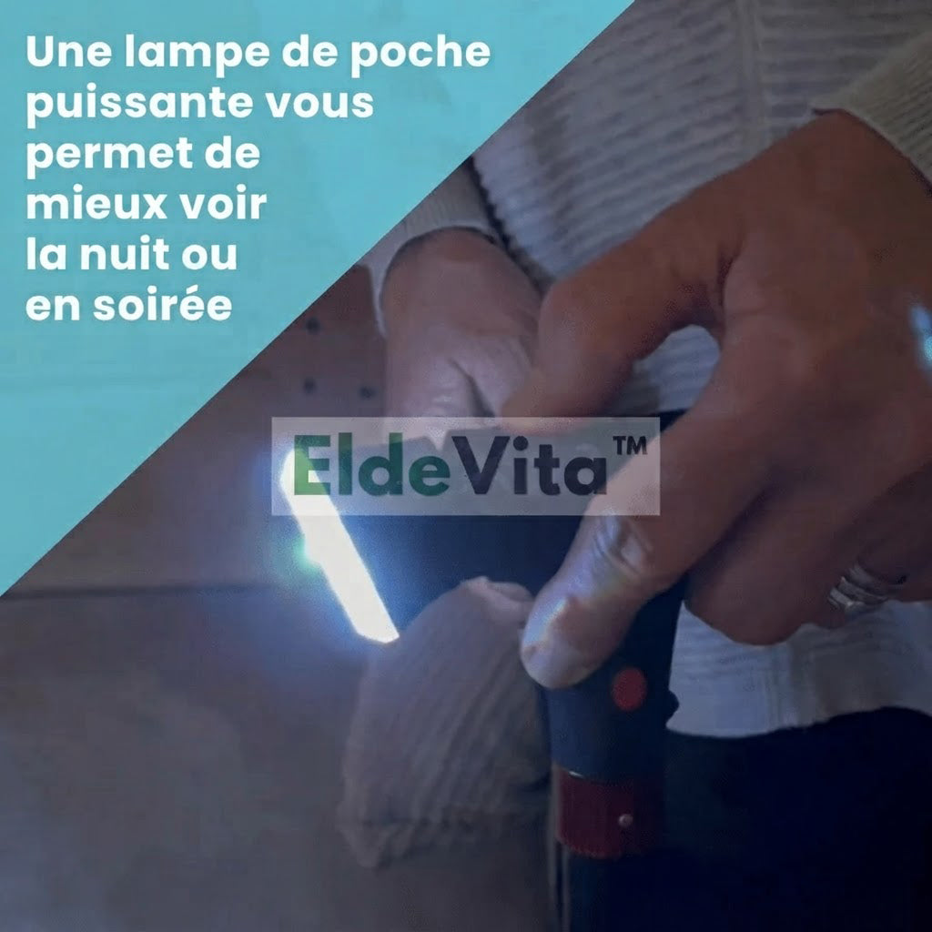 La canne qui vous aide à vous lever