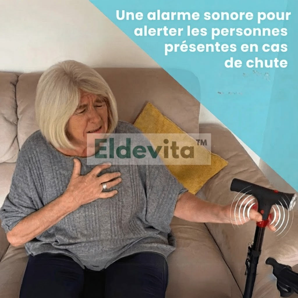 La canne qui vous aide à vous lever
