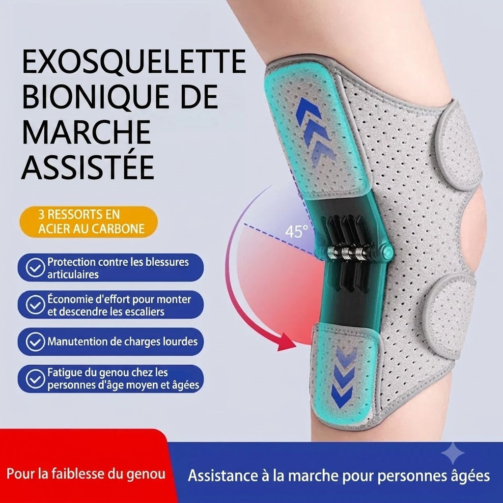 Genouillère à Assistance par Ressorts